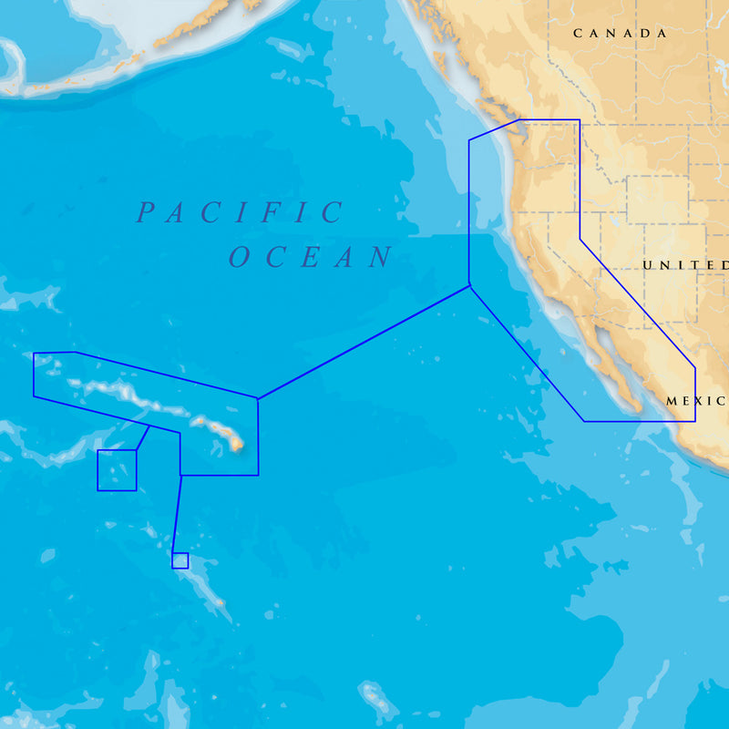 Navionics Platinum+ - US West Coast - Hawaii - microSD™/SD™