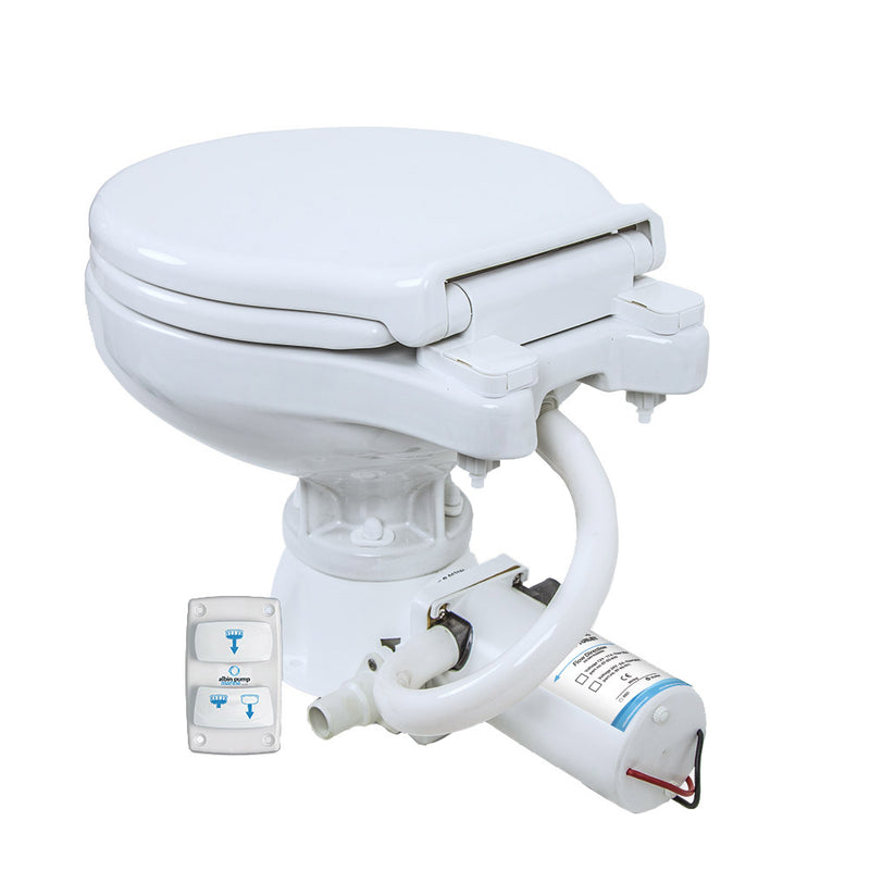 Albin Pump Marine Toilet Silent Electric Compact - 12V