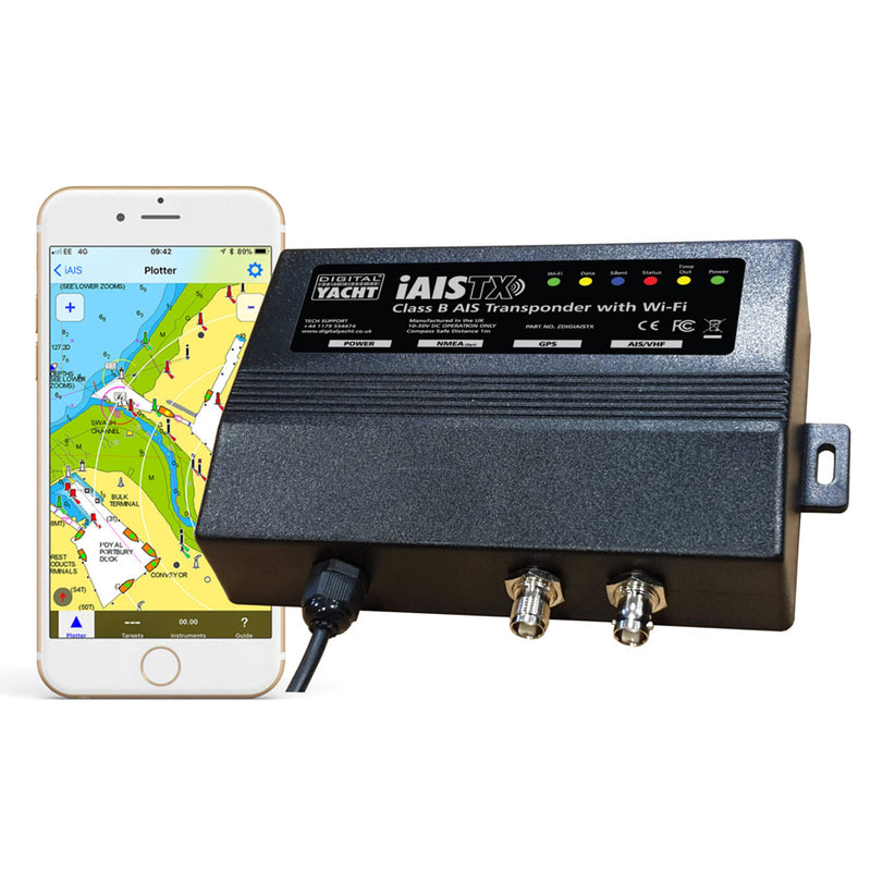 Digital Yacht iAISTX Plus Class B Wireless & NMEA 2000 Transponder