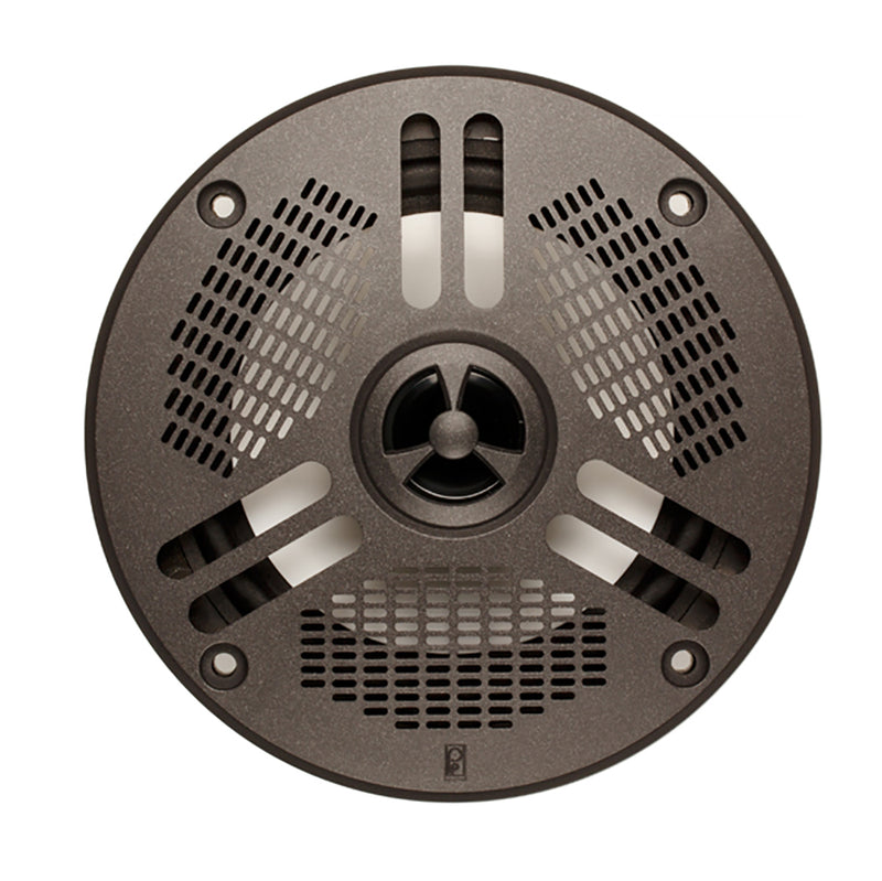 Poly-Planar 5" 2-Way LED Self Draining Spa Speaker - Dark Gray
