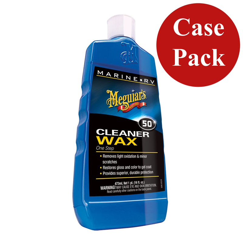 Meguiar's Boat/RV Cleaner Wax - 16 oz - *Case of 6*