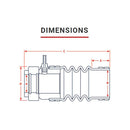 PSS PRO Shaft Seal 1-1/2" Shaft & 2-1/4" Tube