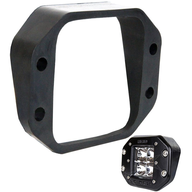 RIGID Industries D-Series Angled Flush Mount Kit - Up/Down