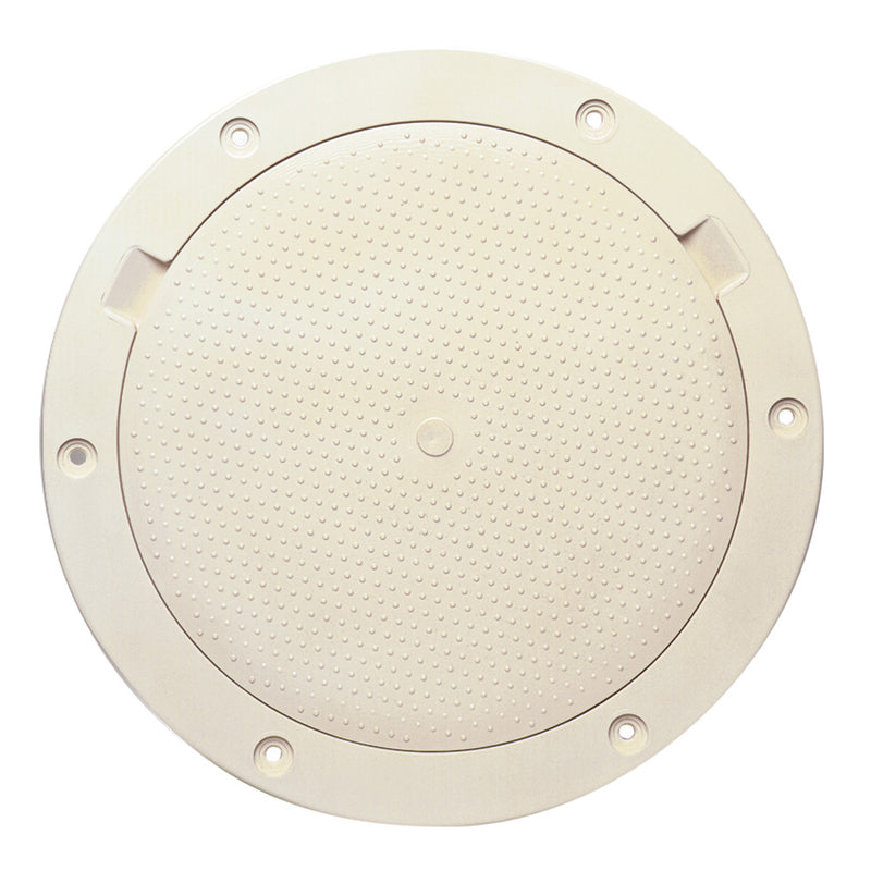 Beckson 8" Non-Skid Pry-Out Deck Plate - Beige