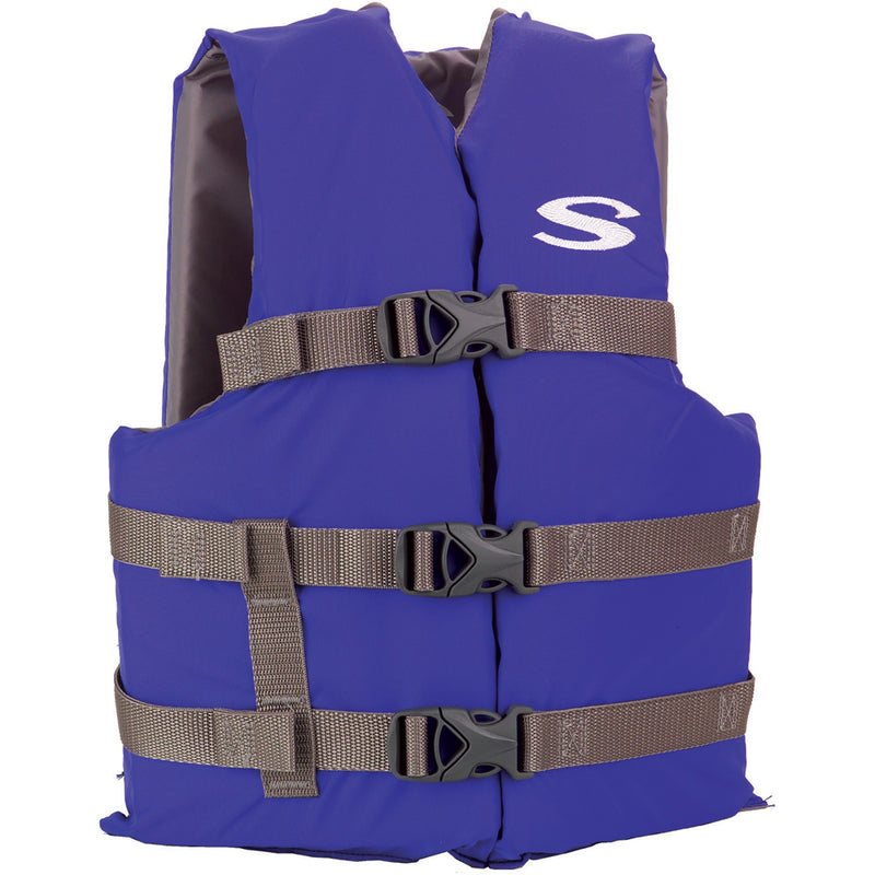 Stearns Classic Youth Life Jacket f/50-90lbs - Blue/Grey