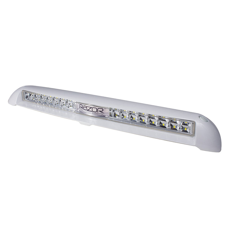 Lumitec Razor Light Bar -Flood - Flush Mount - White