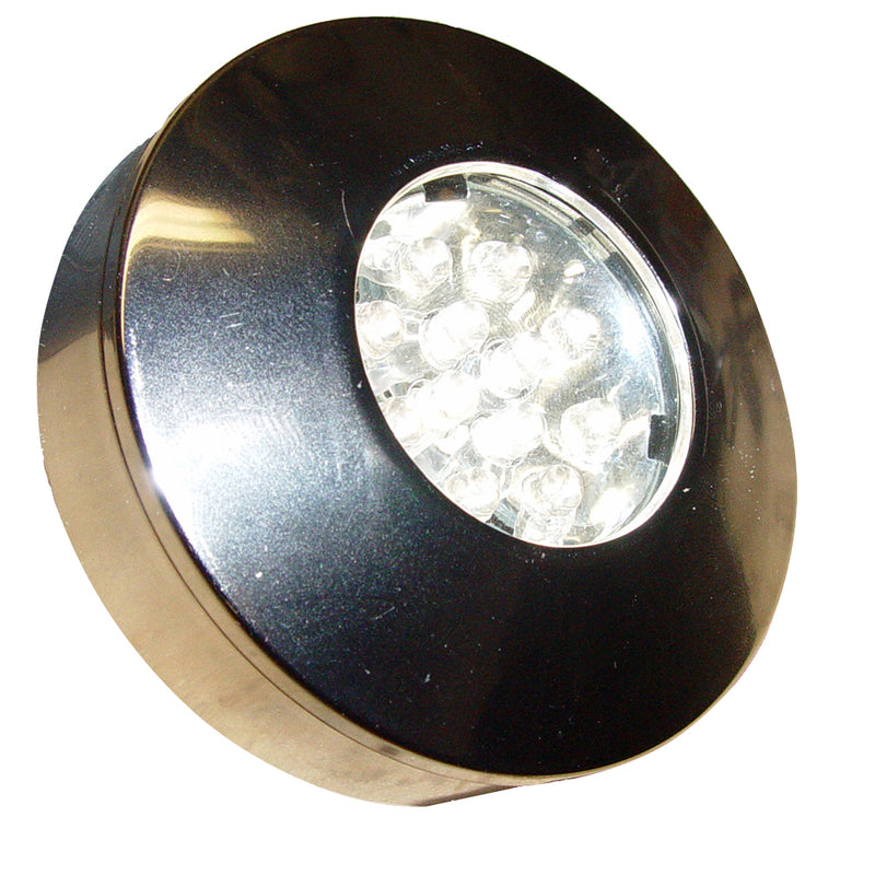 Aqua Signal Bamako Round LED Headliner Light - Recessed/Surface Mount - Chrome/Plastic Housing