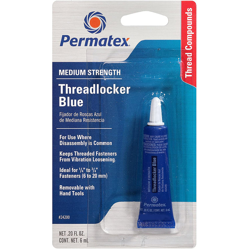 Permatex Medium Strength Threadlocker Blue Tube - 6ml