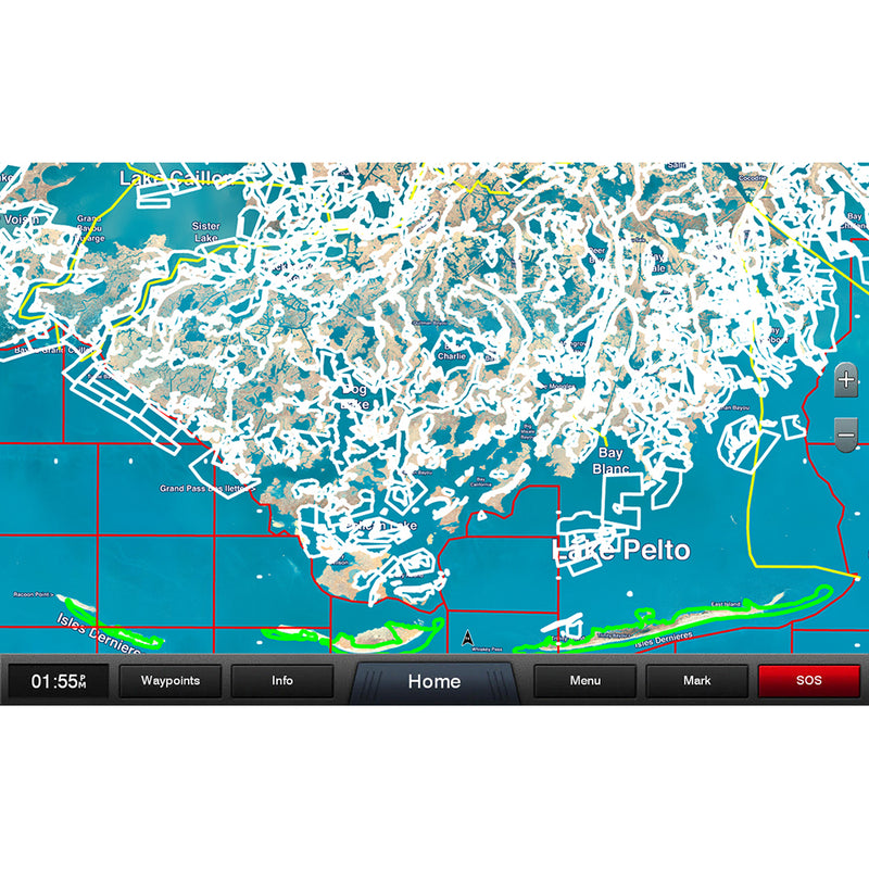 Garmin Standard Mapping® - Louisiana Central Professional microSD™/SD™ Card