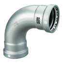 Viega MegaPress XL 4" 90° Carbon Steel Elbow w/FKM - Double Press Connection - Smart Connect Technology