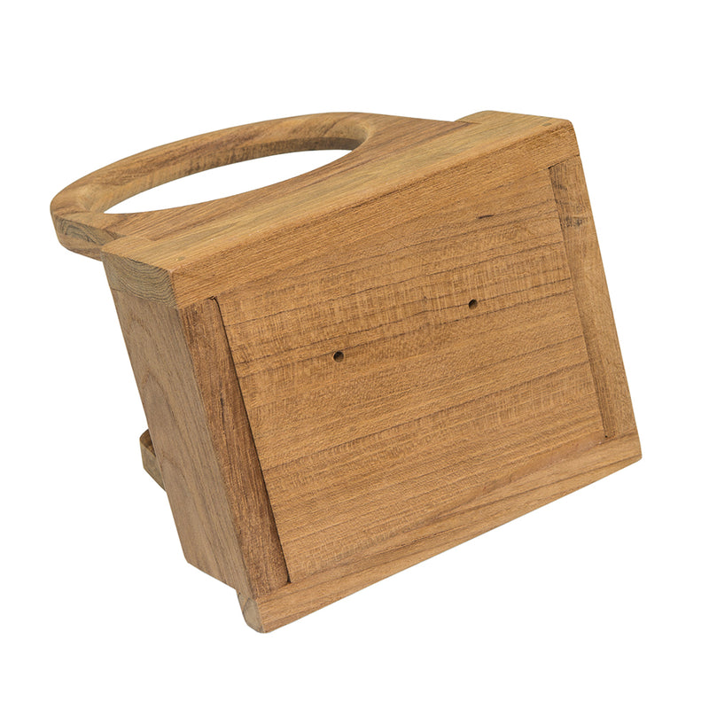 Whitecap Teak Folding Insulated Drink Holder