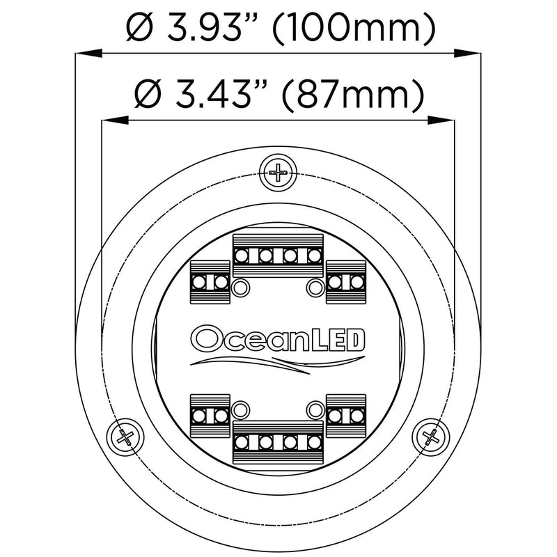 OceanLED Sport S3166S Underwater LED Light - Ultra White