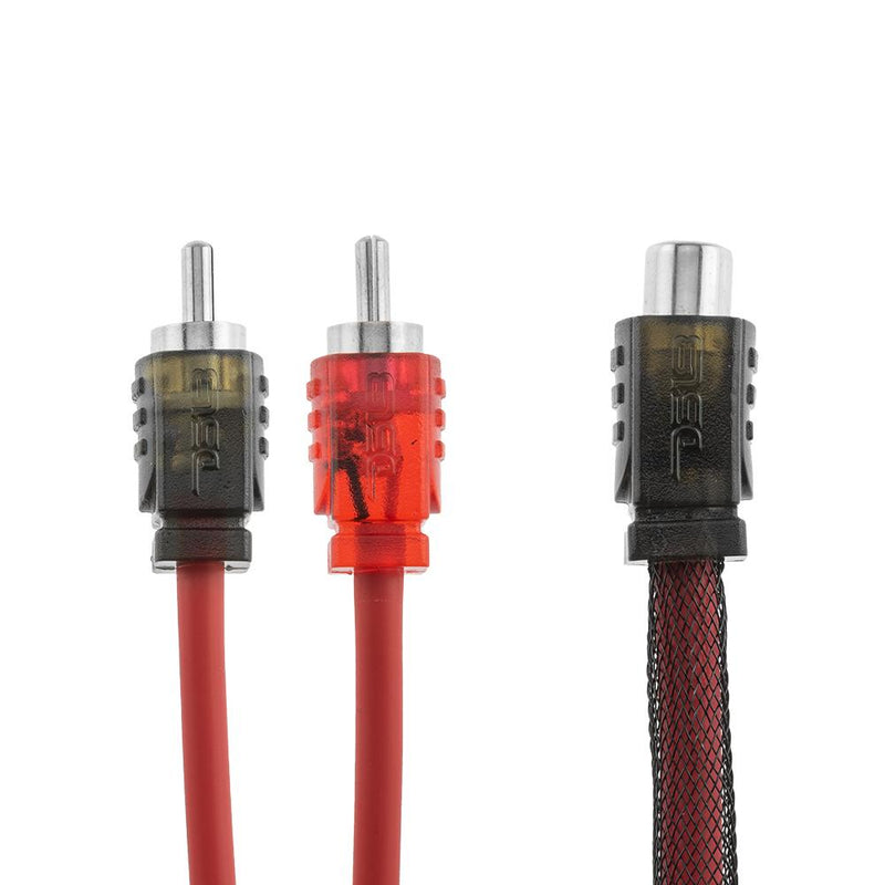 DS18 Advance RCA Ultra Flex Y Connector Cable- 1 Female to 2 Male