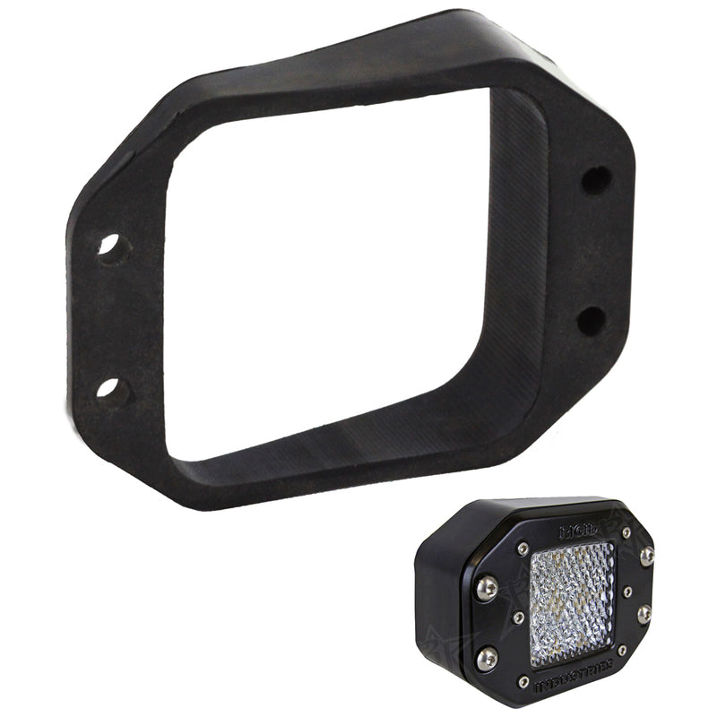 RIGID Industries D-Series Angled Flush Mount Kit - Left/Right