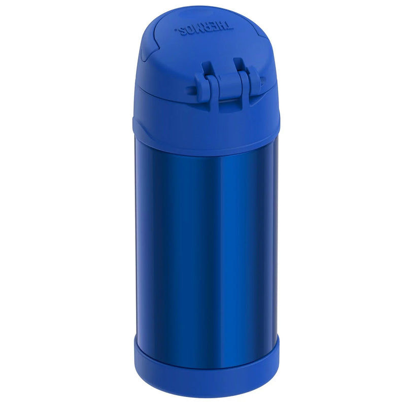Thermos FUNtainer® Stainless Steel Insulated Blue Water Bottle w/Straw - 12oz