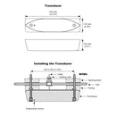 Garmin Airmar R109LM Thru-Hull Transducer - Bare Wires