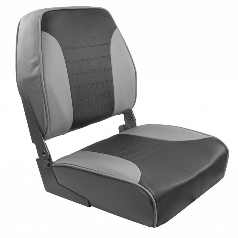 Springfield Economy Multi-Color Folding Seat - Grey/Charcoal