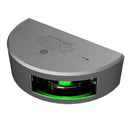 Lopolight Green Starboard Sidelight w/6M Cable - 2nm Silver Housing - Vertical Mount