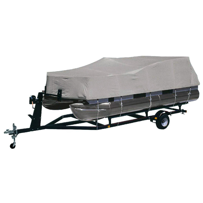 Dallas Manufacturing Co. Heavy-Duty 300 D Polyester Pontoon Cover - Fits 17' - 20' w/Beam Width to 102"