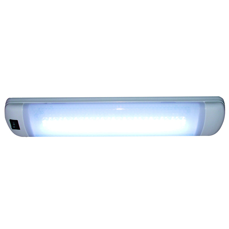 Aqua Signal Maputo Rectangular Multipurpose Interior Light w/Rocker Switch - Hi-White/White LED