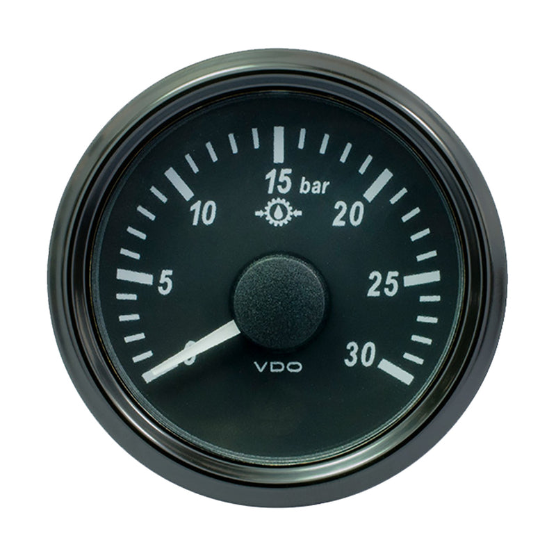 VDO SingleViu 52mm (2-1/16") Brake Pressure Gauge - 30 Bar - 0-4.5V