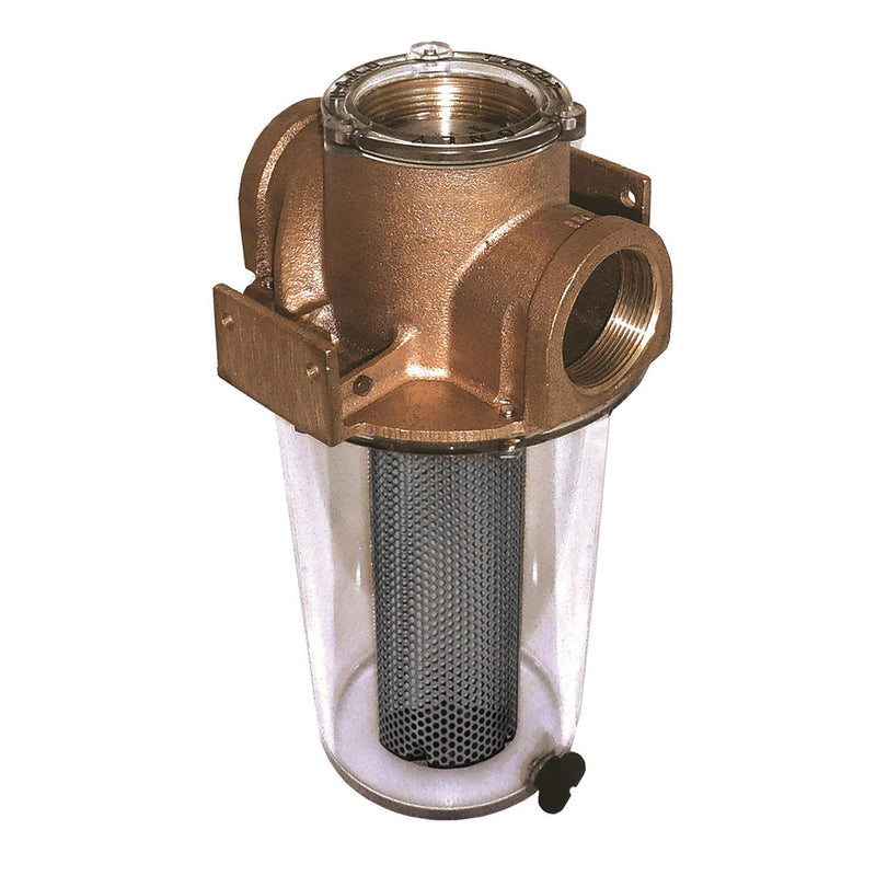 GROCO ARG-1500 Series 1-1/2" Raw Water Strainer w/Monel Basket