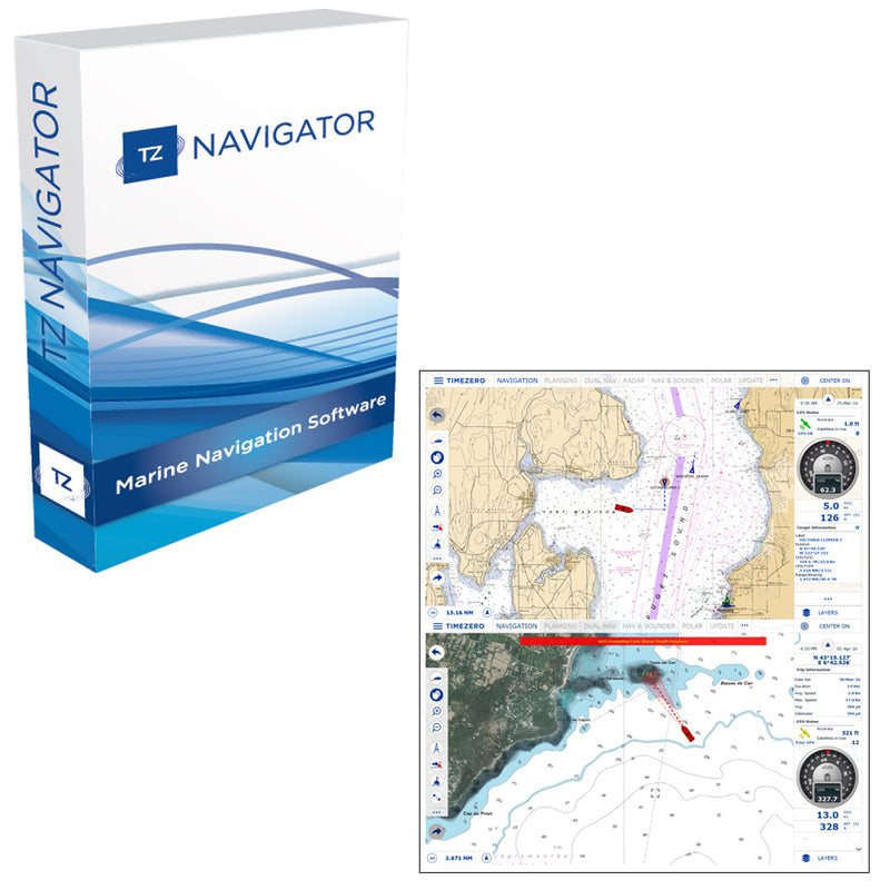 Nobeltec TZ Navigator Upgrade From Legacy Products - VNS/Admiral - Digital Download