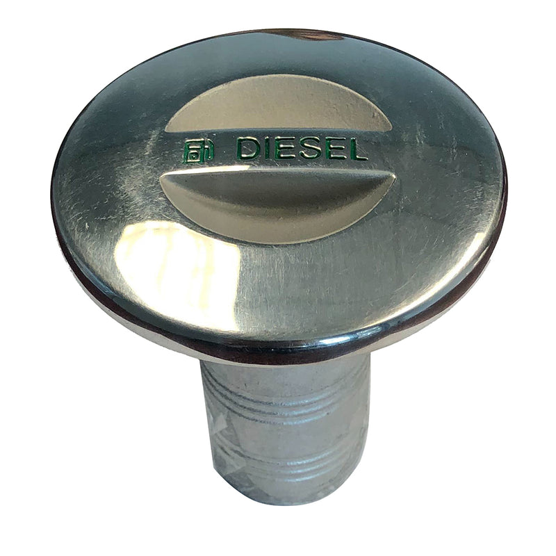 Sea-Dog Stainless Steel Key Free Hose Deck Fill Fits 1-1/2" Hose - Diesel