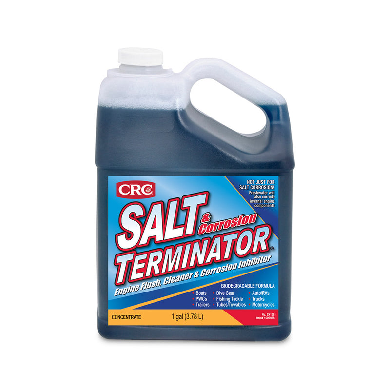 CRC SX128 Salt Terminator® Engine Flush, Cleaner & Corrosion Inhibitor - 1 Gallon