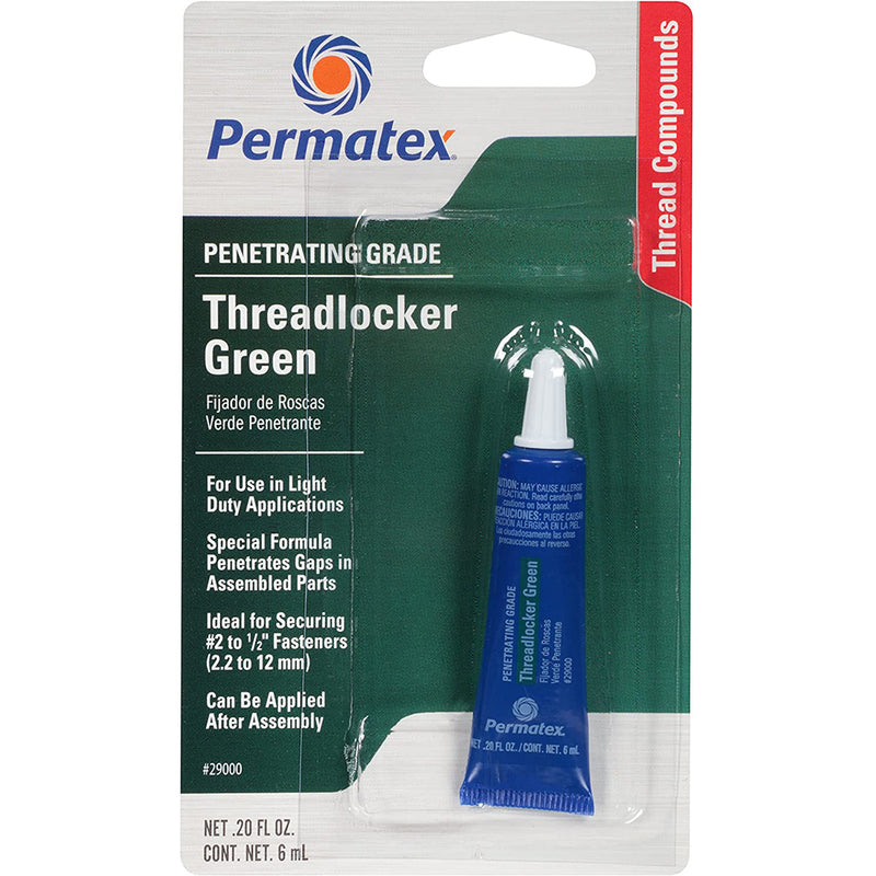 Permatex Penetrating Grade Threadlocker GREEN Tube - 6ml
