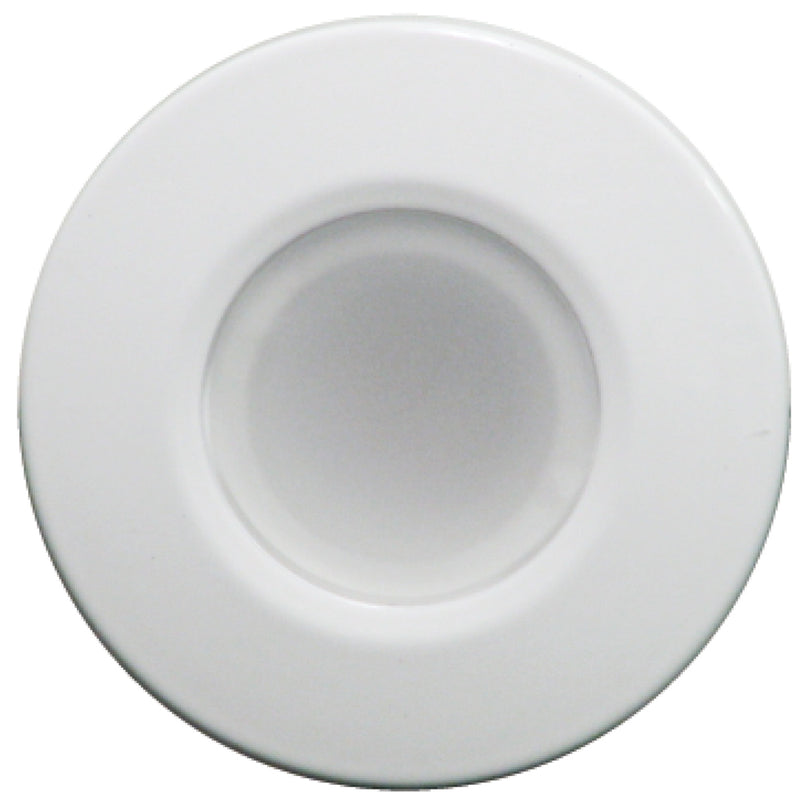 Lumitec Orbit - Flush Mount Down Light - White Finish - 4-Color Blue/Red/Purple/White Non Dimming