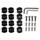 SurfStow SUPRAX Parts Kit - 12-Bolts, 3 Sizes of Inserts, 2-Allen Wrenches