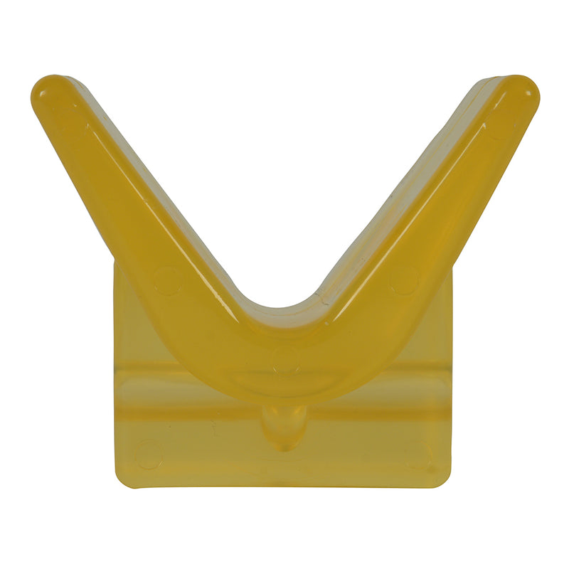 C.E. Smith Y-Stop 3" x 3" - 1/2" ID Yellow PVC