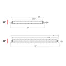 RIGID Industries SAE Compliant SR-SRS 20" Light Bar - Black