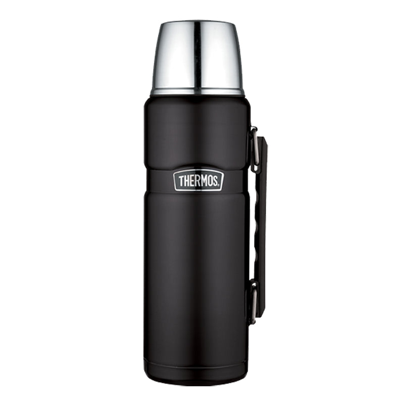 Thermos Stainless King™ Vacuum Insulated Beverage Bottle - 1.2L - Stainless Steel/Matte Black